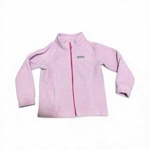 Columbia Fleece Jacket 4T Girls Zip Fall Winter Warm 4yr